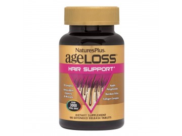 Комплекс для волосся AgeLoss, Hair Support, Natures Plus, 90 таблеток