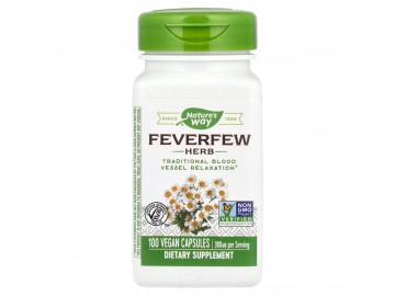 Піретрум дівочий (дівоча пижма), 380 мг, Feverfew Herb, Nature's Way, 100 вегетаріанських капсул