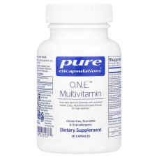 Мультивітаміни, O.N.E. Multivitamin, Pure Encapsulations, 30 капсул