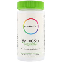 Мультивитамины для женщин, Women's One, Rainbow Light, 90 таблеток