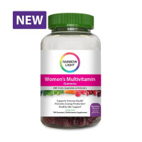 Мультивитамины для Поддержки Энергии для Женщин, New Women's Multivitamin Gummies, Rainbow Light, 100 желейных конфет