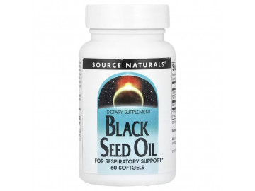 Олія чорного кмину, Black Seed Oil, Source Naturals, 60 гелевих капсул