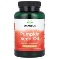Олія насіння гарбуза, 1000 мг, Pumpkin Seed Oil, Swanson, 100 гелевих капсул