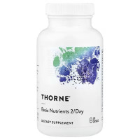 Мультивітамінний комплекс, Basic Nutrients 2/Day, Thorne, 120 капсул