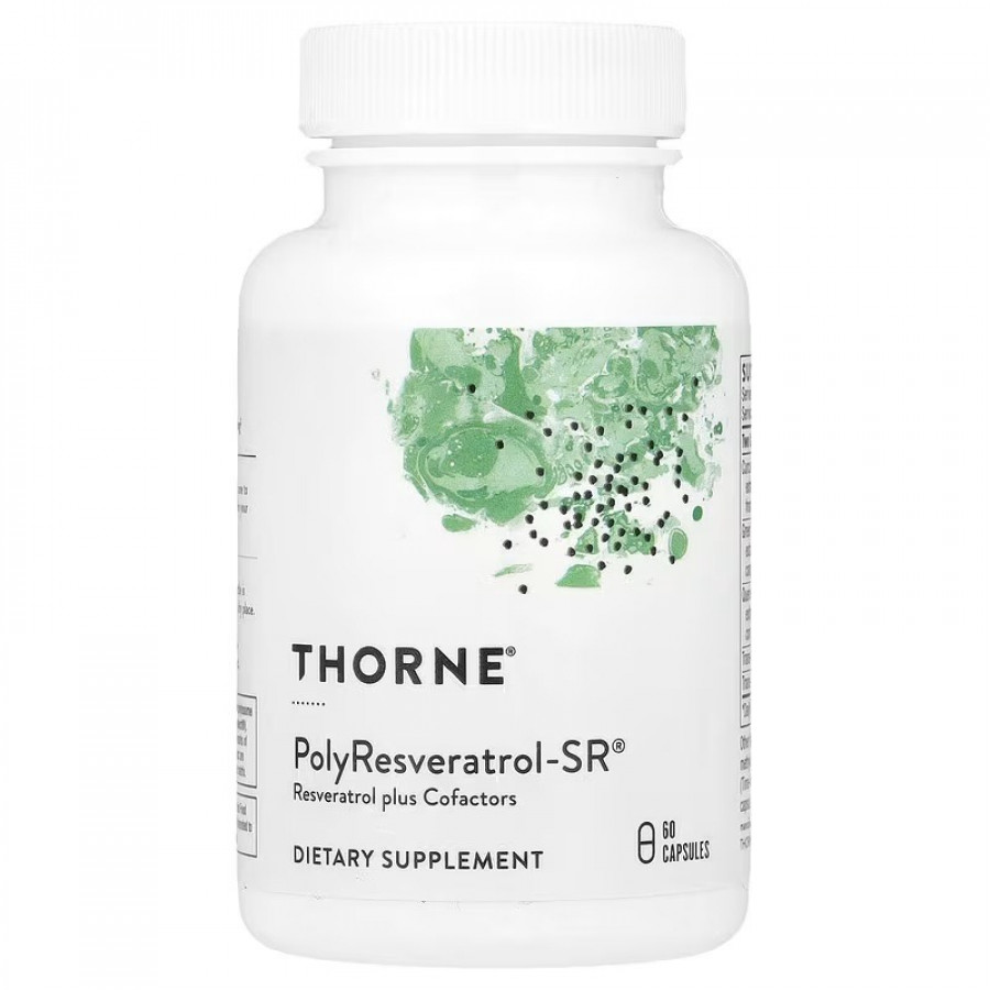 Полирезвератрол, PolyResveratrol-SR, Thorne Research, 60 капсул
