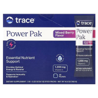 Электролиты, вкус ягод, Power Pak, Trace Minerals, 30 пакетов по 6 гр.