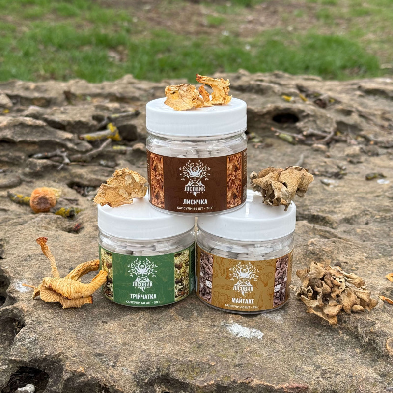 Курс Intuitive Eating: Для усвідомленого харчування (1 місяць), "Лісовик", 180 капсул