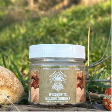 Мікс міцелію Їжовика з червоним мухомором, "Лісовик", 60 капсул по 0,5 г