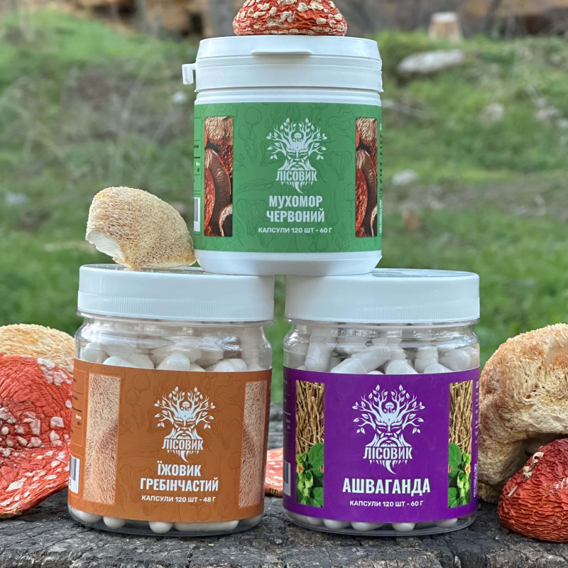 Курс Антистрес: для впевненості та спокою (2 місяці), "Лісовик", 360 капсул