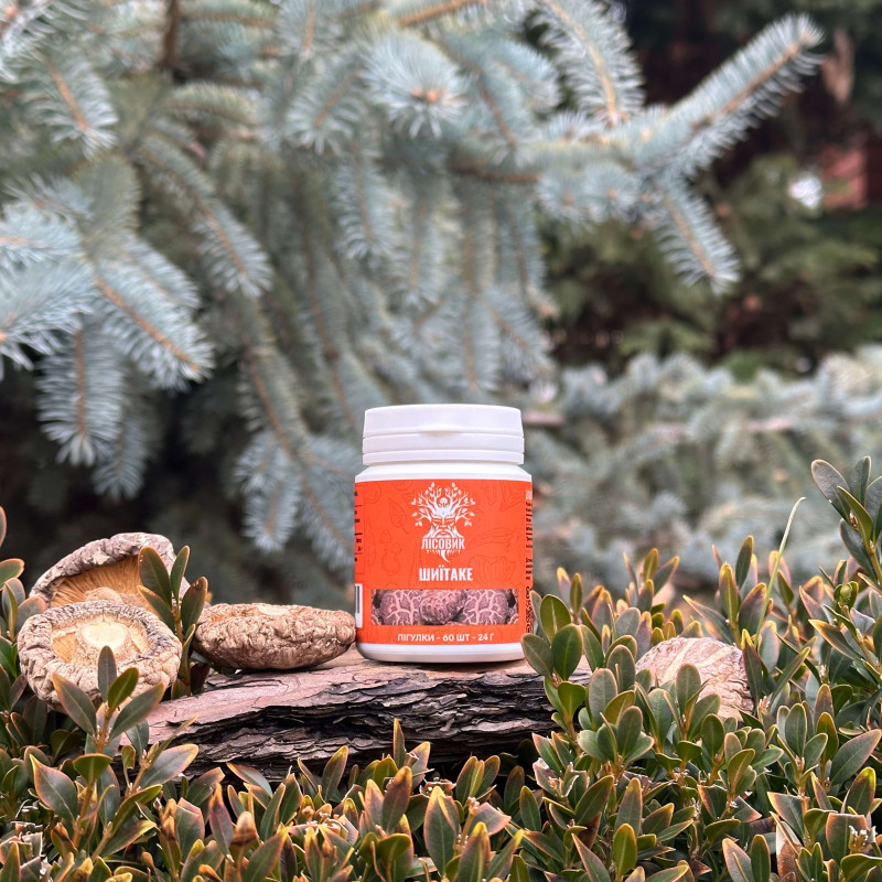 Шиїтаке, "Лісовик", 60 таблеток по 0.4 г
