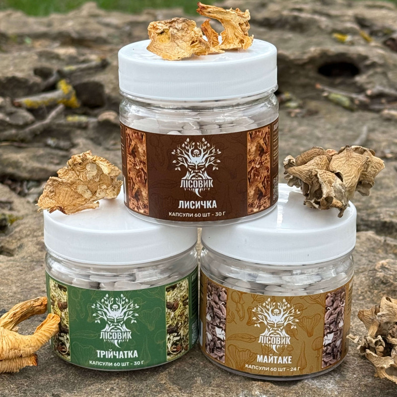 Курс Intuitive Eating: Для усвідомленого харчування (1 місяць), "Лісовик", 180 капсул