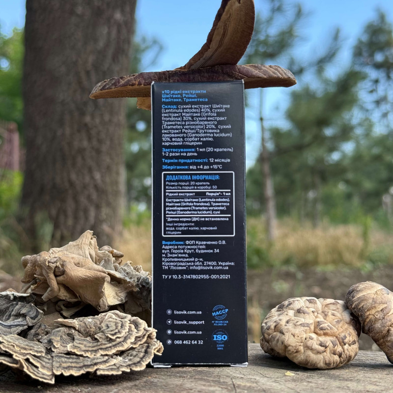 Комплекс рідких екстрактів GASTRO для покращення роботи ШКТ, "Лісовик", 50 мл