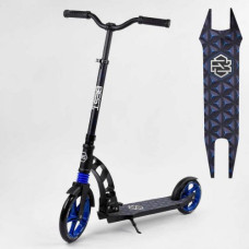 Самокат двухколесный "Best Scooter" (колеса PU, d переднего колеса – 23 см, d заднего колеса – 18 см, 1 амортизатор передний)