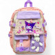 Рюкзак школьный "САНРИО. КУРОМИ" 44х30х20 см (РОЗОВЫЙ)