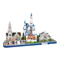 CubicFun ТРИВИМIРНА ГОЛОВОЛОМКА-КОНСТРУКТОР CITY LINE BAVARIA
