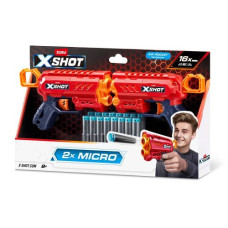 Набор скорострельных бластеров X-Shot Excel Double Micro 2.0 (16 патронов)