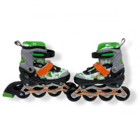 Ролики S (30-33) металл.рама, колеса PU 1 светло (Серые)