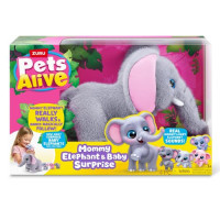 Интерактивный игровой набор Pets Alive – Мама слониха с сюрпризом