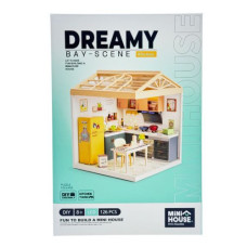 Конструктор-румбокс Mini House серии Интерьер – Кухня (свет)