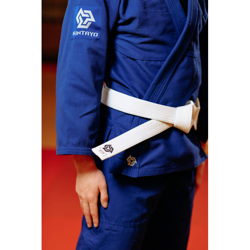 Кімоно для джиу - джитсу синє, TM "Kintayo", 190 зріст, щільність 450 гр/м.кв.