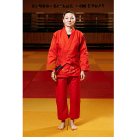 Червоне кімоно для дівчат/жінок, грепплінг, TM BUDOGI, зріст 170 см, щільність 450 гр/м.кв.