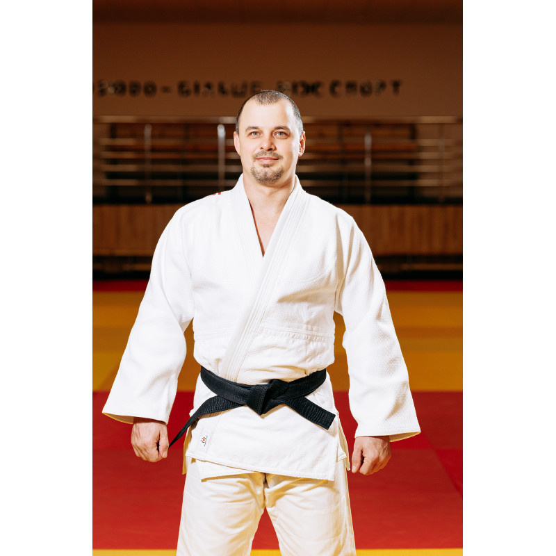 Белое кимоно для парней/мужчин, дзюдо, TM BUDOGI серия PRO, рост 170 см, плотность 650 гр/м.кв.