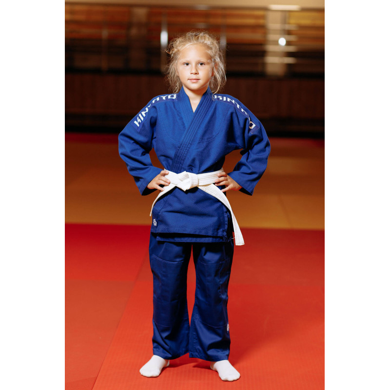Кімоно для дзюдо синє, TM "Kintayo" Koka, 110 зріст, щільність 350 гр/м.кв