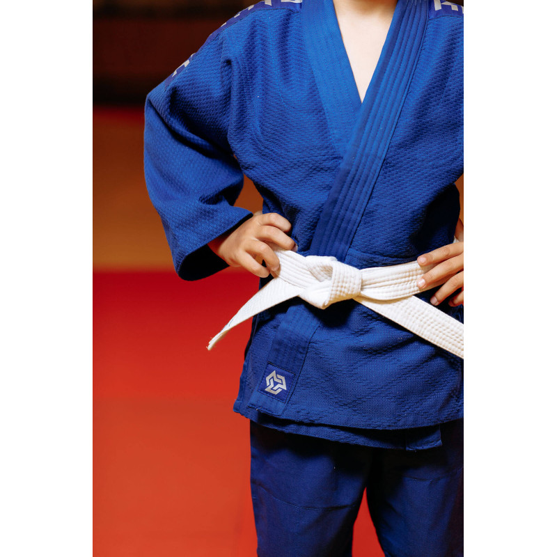 Кімоно для дзюдо синє, TM "Kintayo" Yuko, 150 зріст, щільність 450 гр/м.кв.