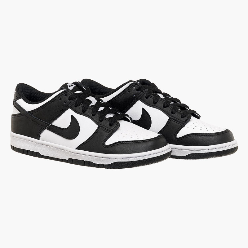 Кросівки жіночі Nike Dunk Low Retro White Black (Gs) (CW1590-100)