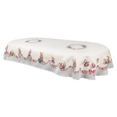 Скатертина гобеленова овальна OVAL1292GR-240 Limaso