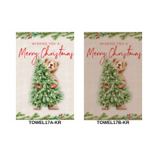 Набір з 2 шт. кухонних рушників "Bear's Holiday" SET TOWELS-17
