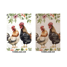 Набір з 2 шт. кухонних рушників "Happy Chickens" SET TOWELS-02