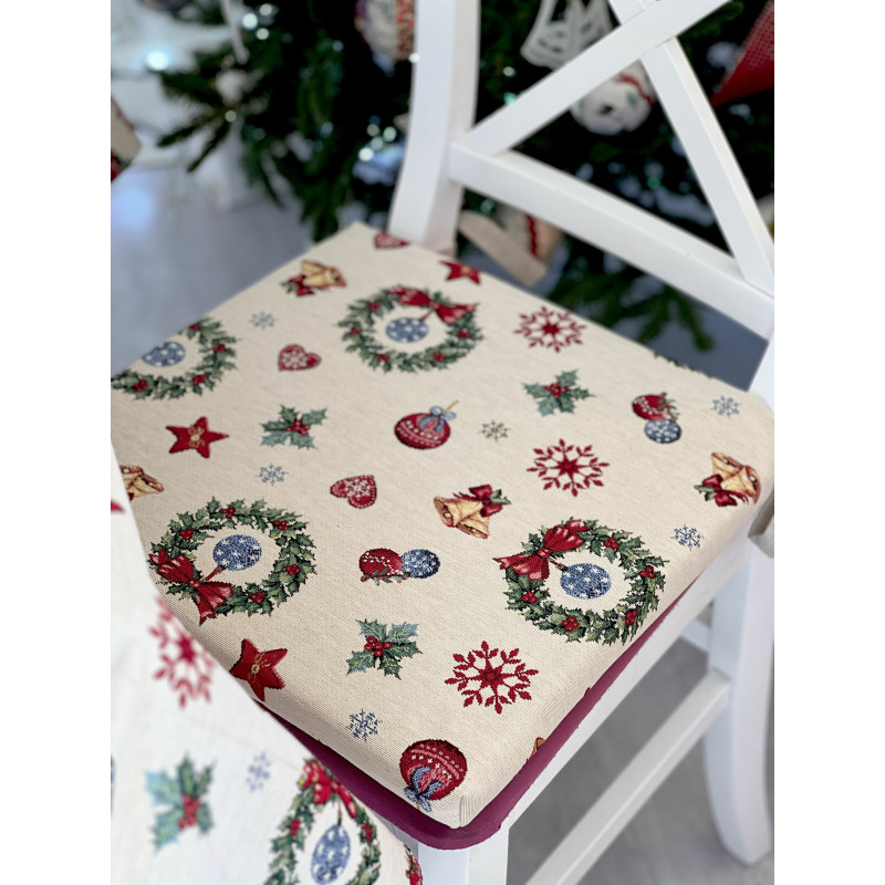 Подушка на стілець гобеленова MERRY Limaso