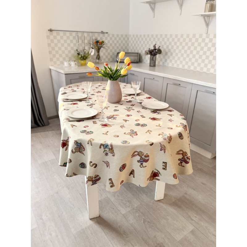 Скатертина гобеленова овальна OVAL SK0067 Limaso