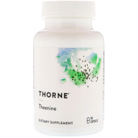 L-Теанин, Theanine, Thorne, 90 капсул (200 мг на капсулу)