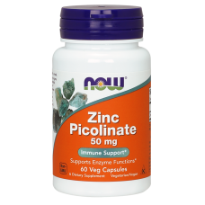 Пиколинат цинка, Zinc Picolinate, Now Foods, 50 мг, 60 капсул