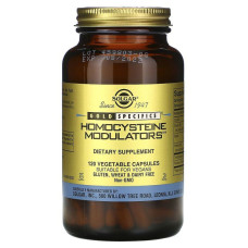 Модуляторы гомоцистеина (Homocysteine Modulators), Solgar, Gold Specifics, 120 вегетарианских капсул