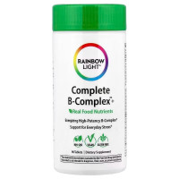 Комплекс витаминов В (формула), Complete B-Complex, Rainbow Light, 90 таблеток