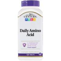 Комплекс амінокислот, Daily Amino Acid, 21st Century, 120 таб.