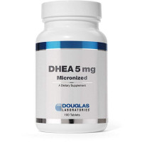 ДГЭА, DHEA, Douglas Laboratories, микронизированный, для поддержки иммунитета, мозга, костей, метаболизма и сухой массы тела, 5 мг, 100 таблеток