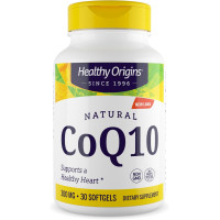 Коензим Q10, CoQ10 (Kaneka Q10), Healthy Origins, підтримує здоров'я серця та клітинну енергію, 300 мг, 30 гелевих капсул