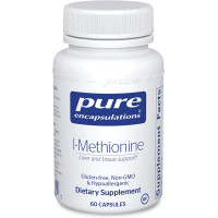 L-метіонін, l-Methionine, Pure Encapsulations, підтримка суглобів, печінки та підшлункової залози, антиоксидантів та нервової системи, 60 капсул