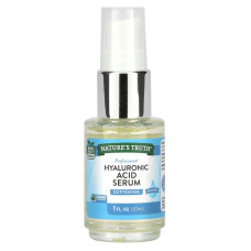 Сироватка для обличчя з гіалуроновою кислотою, Hyaluronic Acid Serum, Nature's Truth, без запаху, 30 мл