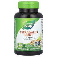 Астрагал, Astragalus, Nature's Way, корінь, 1410 мг, 100 веганських капсул (470 мг в капсулі)