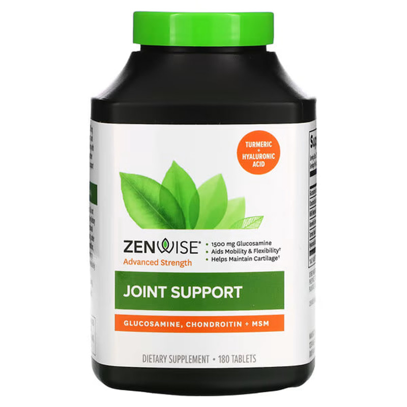 Підтримка суглобів, Joint Support, Zenwise Health, підвищена сила, 180 таблеток
