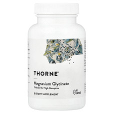 Магния глицинат, Magnesium Glycinate, Thorne, 90 капсул (120 мг на капсулу)