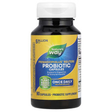 Пробиотики, Primadophilus® Reuteri Probiotic, Nature's Way, 5 млрд КОЕ, 90 капсул
