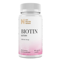 Биотин, Biotin, My Nutri Week, 5000 мкг, 100 капсул