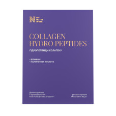 Гідропептиди колагену, Collagen Hydro Peptides, My Nutri Week, з підсолоджувачем, смак Скандинавські фрукти, 30 саше (169,2 г)