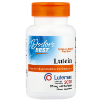 Лютеин, Lutein, Lutemax 2020, Doctors Best, 20 мг, 60 гелевых капсул